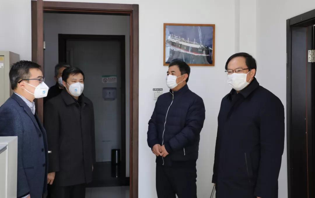 楊金成到長城電子、綜合院檢查指導疫情防控和復工復產工作